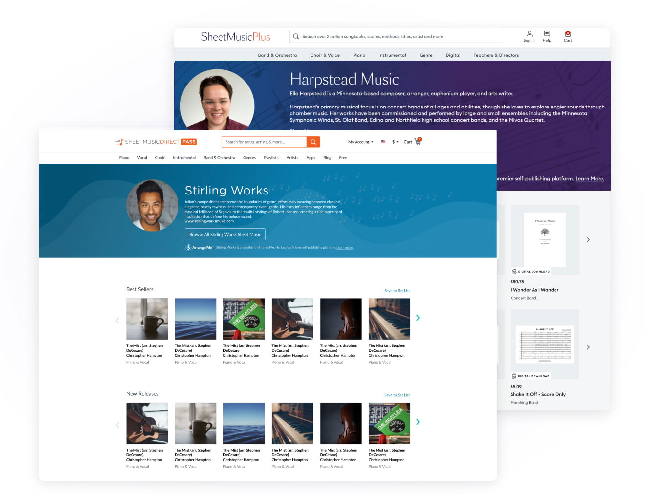 Publisher Profile Pages